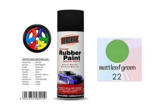 Wholesale Leaf Green Color Removable Rubber Spray Paint For Plastic Against Moisture from china suppliers