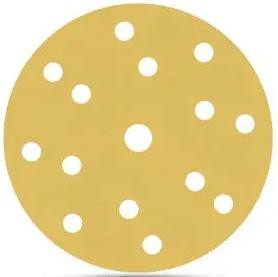 Wholesale Sandpaper 6inch 17hole Gold Sanding Discs Finishing for Woodworking or Automotive from china suppliers