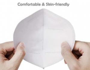 Wholesale Disposable KN95 Dust Mask Breathable  Skin Friendly For Outdoor / Office from china suppliers