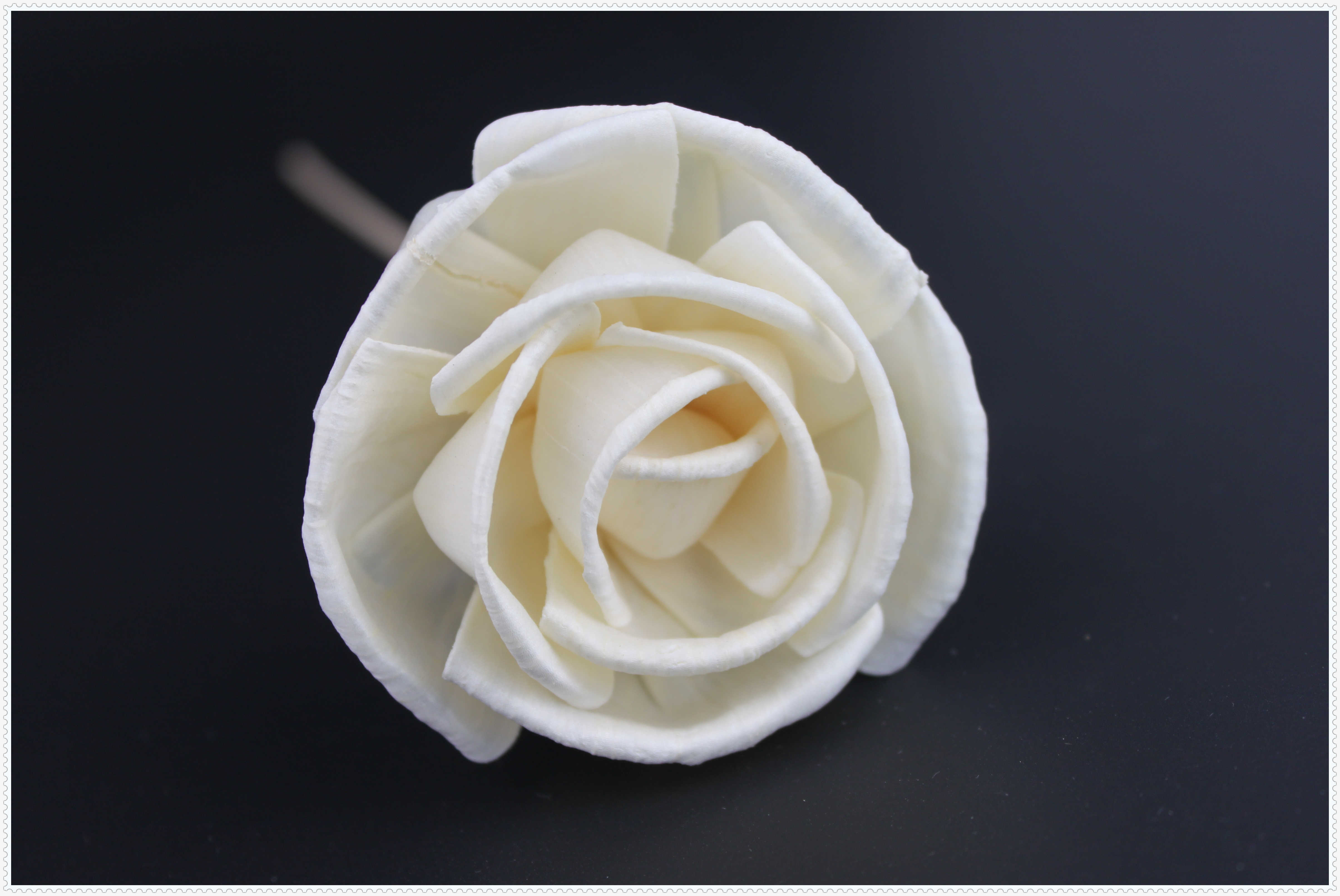 Pink / White Rose 10cm Fragrance Diffuser Dried Dried Sola Flowers For Office