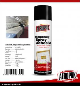 Wholesale Aeropak 500ml Temporary Spray Adhesive from china suppliers