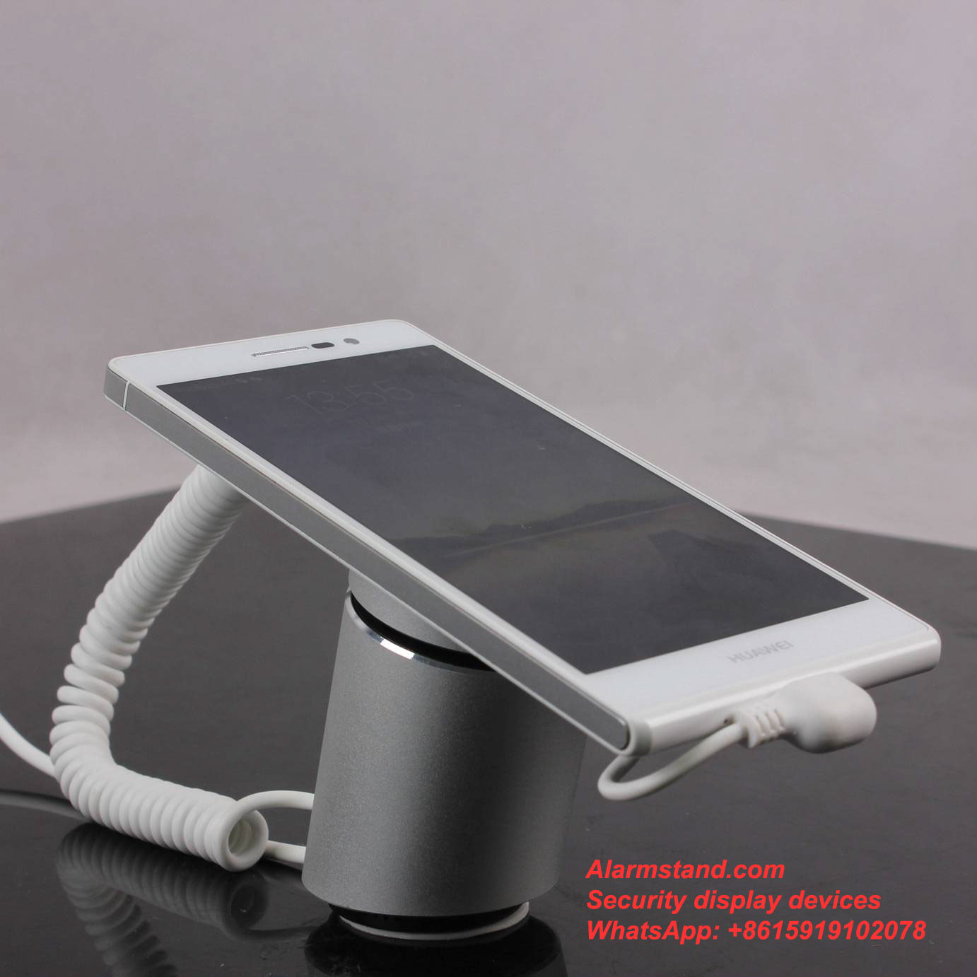 Wholesale COMER anti-theft cable locking devices Alarm Security Display Cell Phone Charger Holder from china suppliers