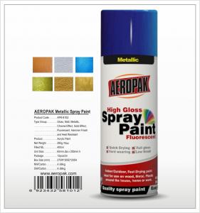 Wholesale Aeropak  aerosol can 400ml 10oz metallic spray paint with all colors acrylic from china suppliers
