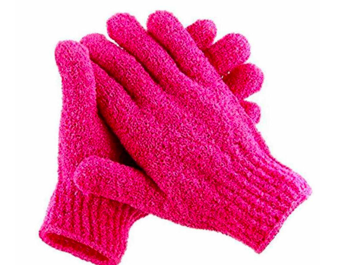 Wholesale Random Peeling Exfoliating Body Scrub Gloves Heat Transfer Printing from china suppliers