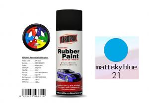 Wholesale OEM Available Removable Rubber Spray Paint Matt Sky Blue Color For Wheel from china suppliers