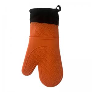 Wholesale Quilted Lining Silicone Heat Resistant Kitchen Gloves Durable from china suppliers
