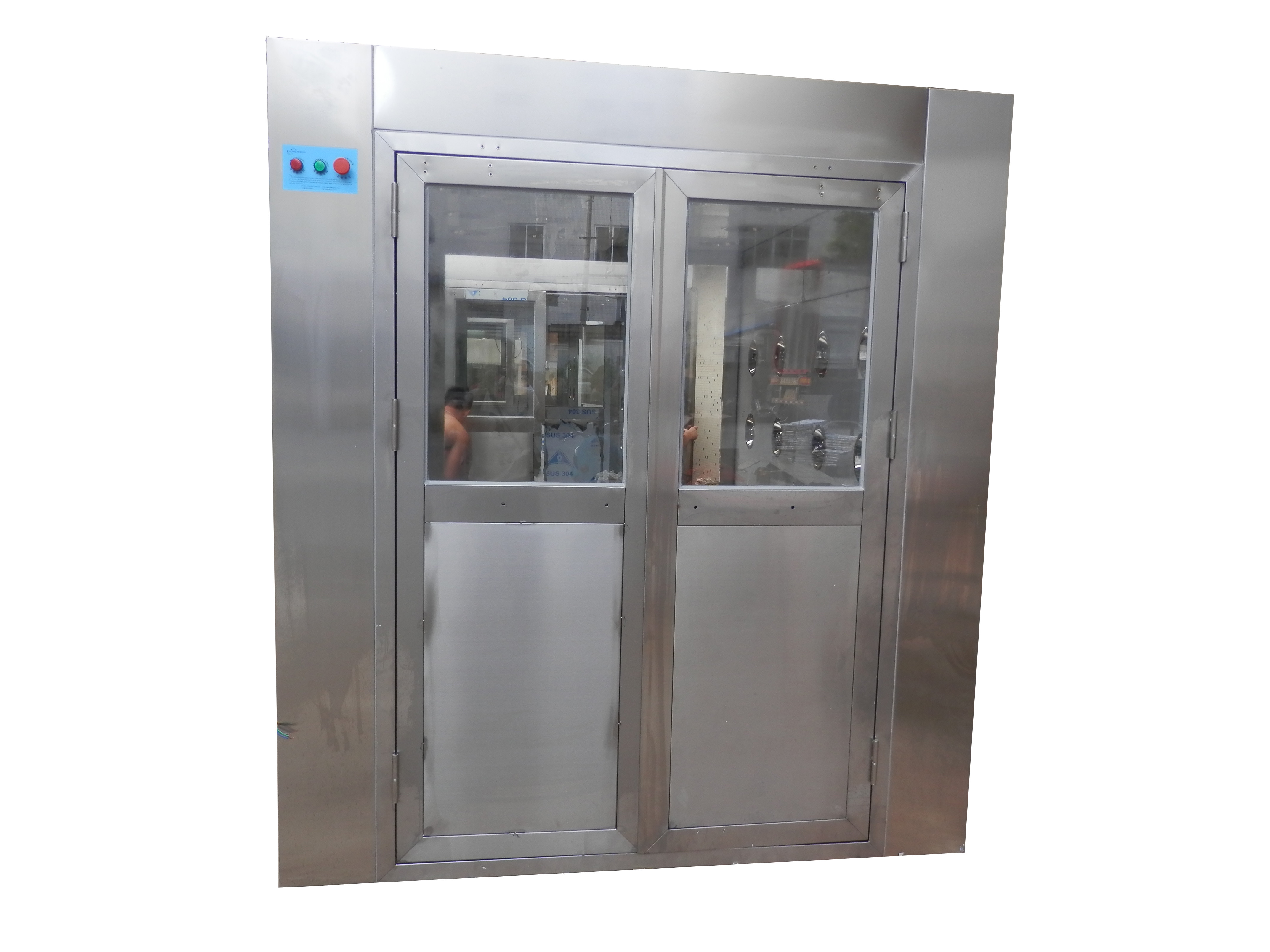 Wholesale Automatic Stainless Steel Air Shower Room For Semiconduction Workshop , HEPA Filtered from china suppliers