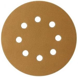 Wholesale Gold Hook &amp; Loop Sanding Discs 5&quot; 8 Hole-50 Pack diverse sizes and grits from china suppliers