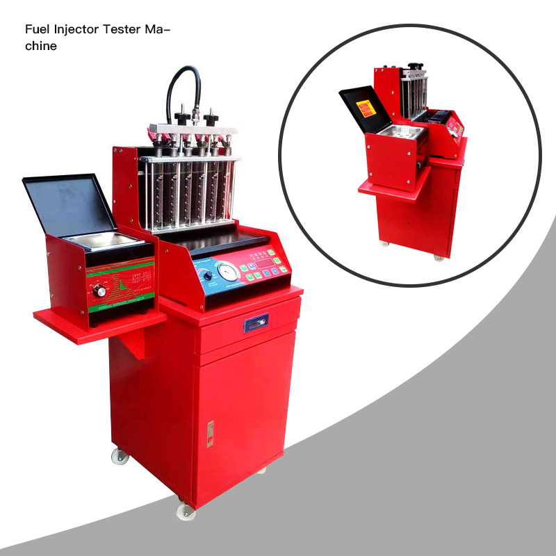 Wholesale Six Test Cylinder 50r / Min 0.6Mpa Fuel Injector Tester Machine from china suppliers