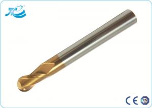 Wholesale Tungsten Steel Ball Nose Custom End Mill with 55 - 65 HRC for Slotting / Milling from china suppliers