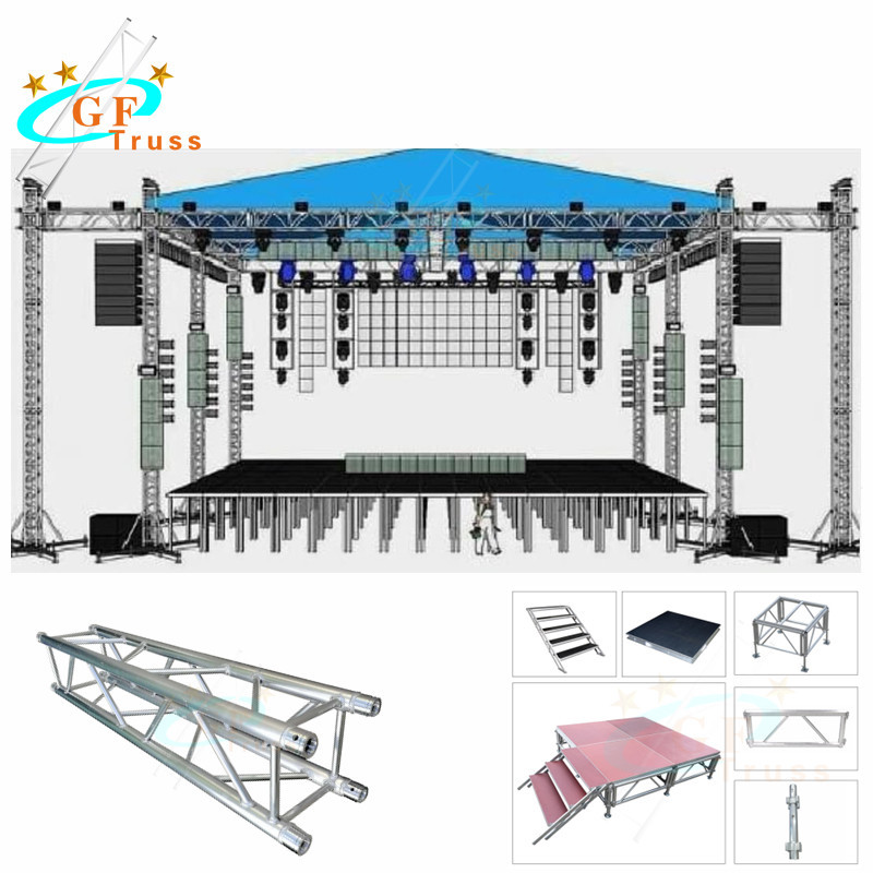Wholesale Indoor Aluminum Roof System Truss 200x200mm Customized Size from china suppliers