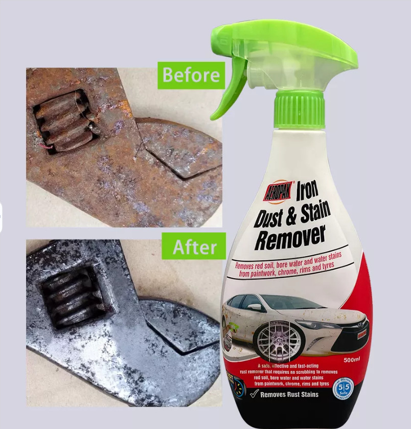 Wholesale Iron Rust Aeropak Remover Spray 500ml Fast Acting Rust Stain Cleaner For Car from china suppliers