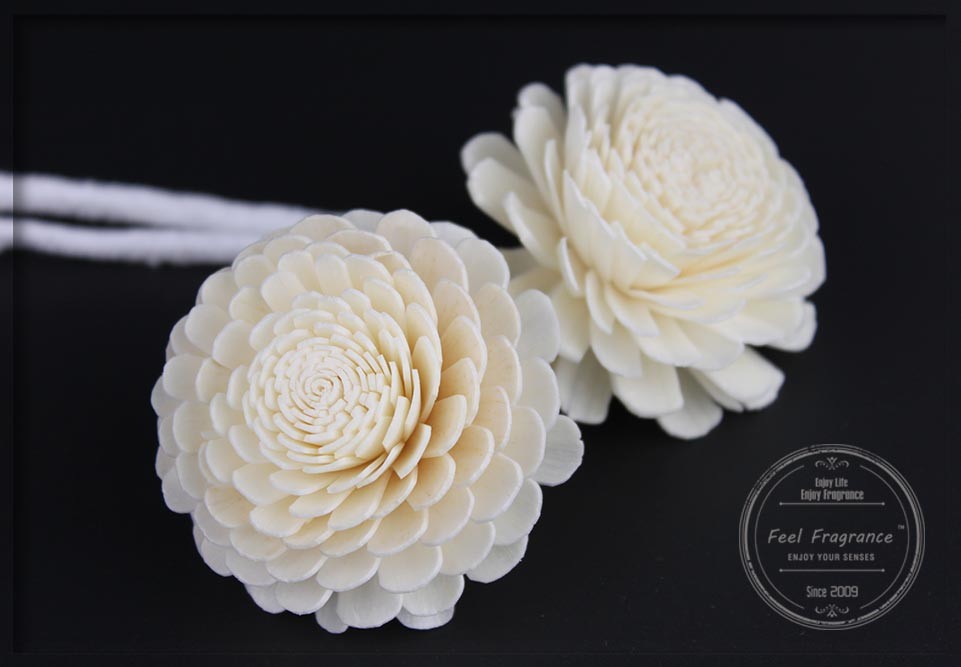 Buy cheap Customized 6cm Dried Sola Flowers For Home Fragrance Diffuser from wholesalers