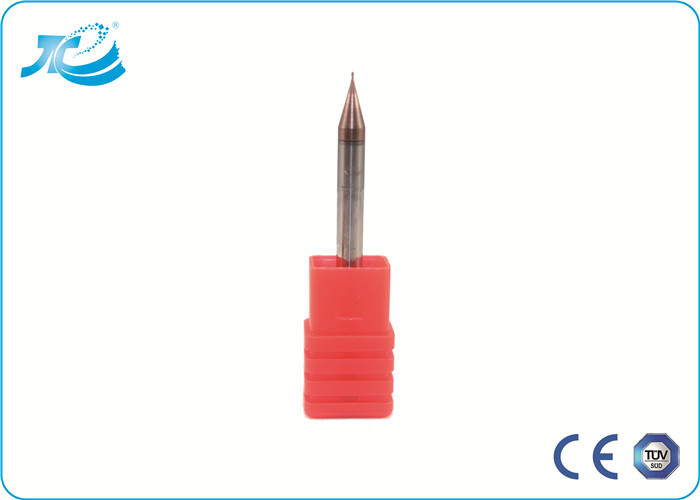 Wholesale Micro Diameter Ball Nose Plastic Cutting End Mills , 3 / 8 Carbide End Mill from china suppliers