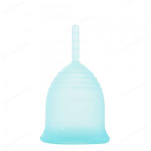 Wholesale Menstrual Cup With Ring Stem Reusable For Up To 10 Years Easy Removal 28 Ml 12 Hour No Spill Pad And Tampon Alternative from china suppliers