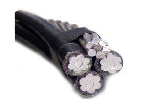 Wholesale 2x16 Mm2  Aluminium Conductor Cable With Smooth Circular Surface Weather Resistant from china suppliers