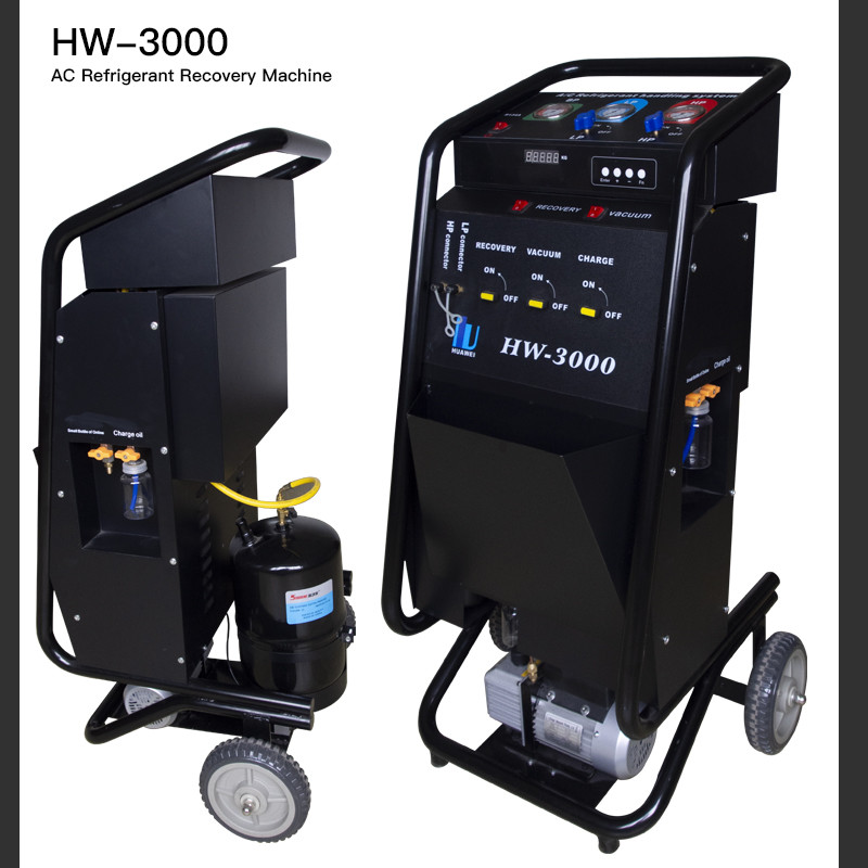 Wholesale Factory price AC Refrigerant Recovery Machine 3/4HP Portable Recycling Machine car ac service machine from china suppliers