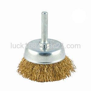 Wholesale Shaft Mounted Cup Brushes.Crimped Wire from china suppliers