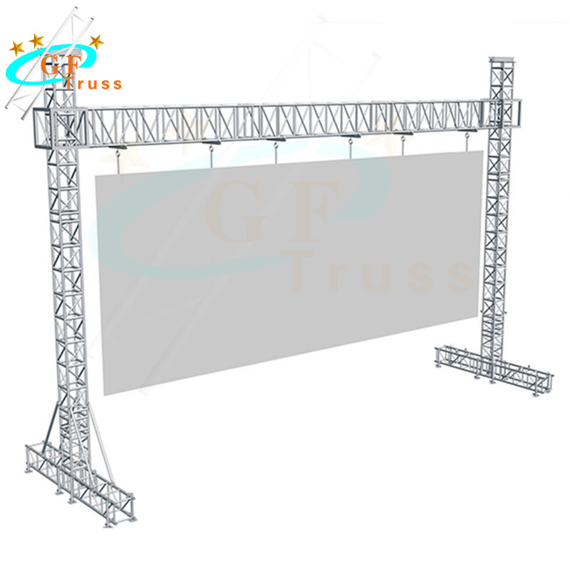 Buy cheap Customized Aluminium Goal Post Truss System For Hanging LED Cabinets And from wholesalers