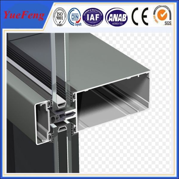 Wholesale New! china construction aluminum extrusion, curtain wall aluminium profiles from china suppliers