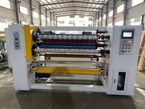 Wholesale Automatic BOPP Self Adhesive Scotch Tape Slitting Rewinding Making Machine from china suppliers