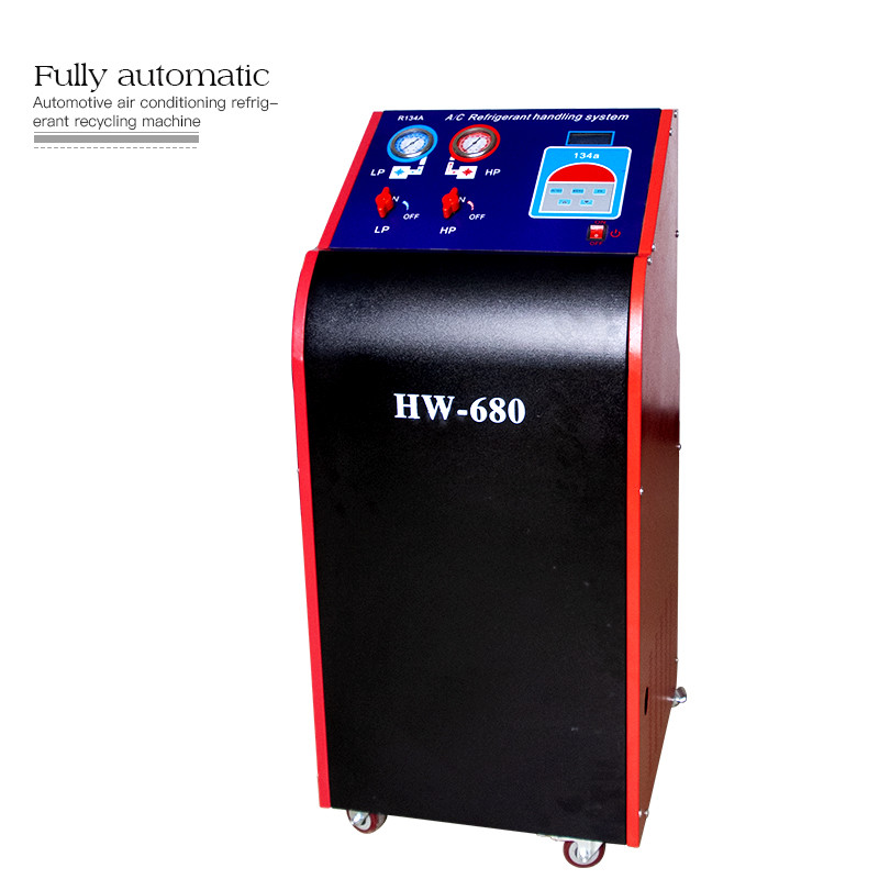 Wholesale High quality hot sale recovery &amp; charging function AC Refrigerant Recovery Machine car ac service station for car from china suppliers