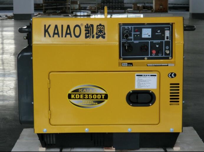 Wholesale Single Phase 3kva Silent Diesel Generator , Portable Quiet Diesel Generator from china suppliers