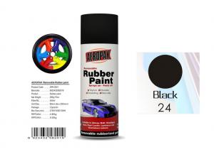 Wholesale Head Light Black Color Rubber Coat Spray Paint For Wheel Brushing APK-8201-24 from china suppliers