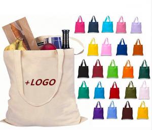 Wholesale Custom Plain Body Fabric Cotton Canvas Tote Shopping Bag 30cm 50cm from china suppliers