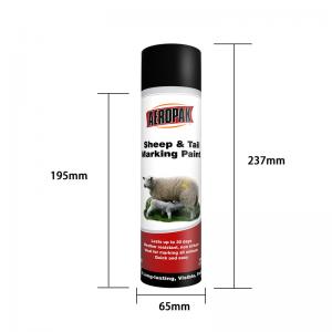 Wholesale Acrylic 500ml Aerosol Animal Marking Paint Spray ISO9001 from china suppliers