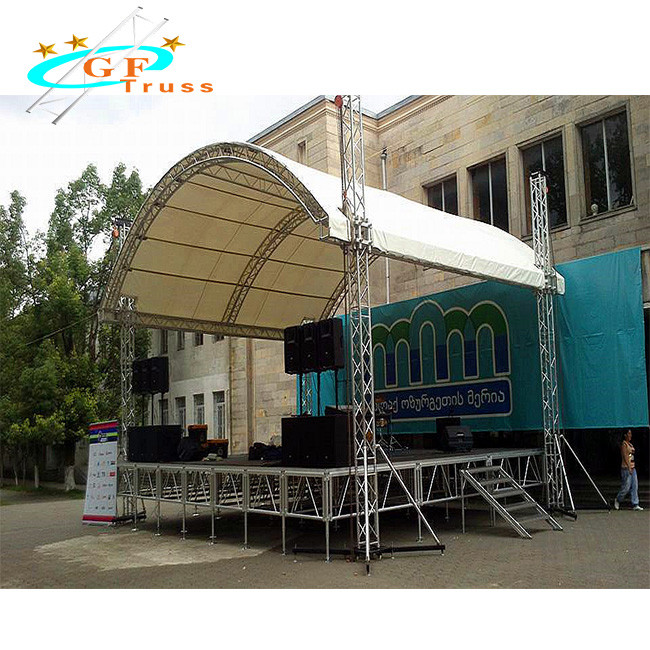 Wholesale 390mmx390mm Aluminum Roof Truss System With Stage Platform from china suppliers