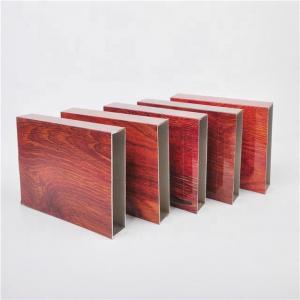 Wholesale Wood Grain 9 inches General Rectangular Aluminum Extruded Profiles from china suppliers