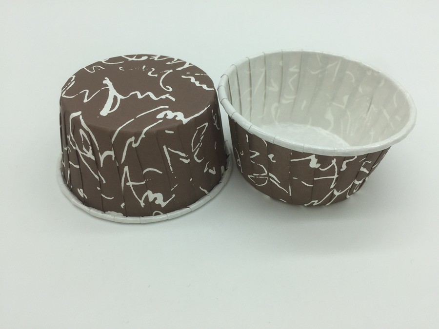 Wholesale Chocolate PET Coated Muffin Baking Cups High Temperature Food Grade Paper from china suppliers