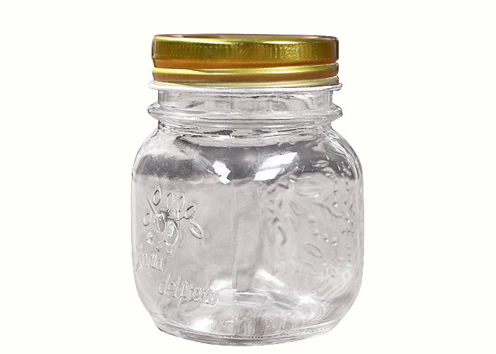 Wholesale Airtight Empty Glass Jars , Glass Bottles For Juice Storage Clear Color from china suppliers