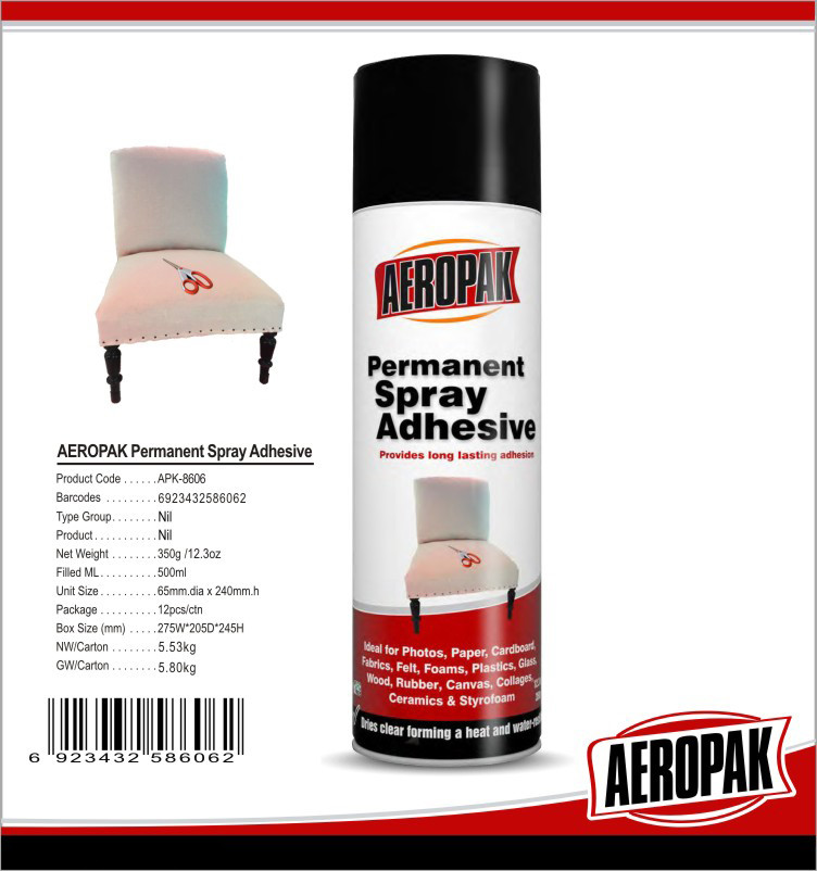 Wholesale No Harmful Textile Spray Strong Adhesive Glue For Cloth / Paper / Board from china suppliers