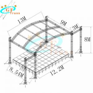 Wholesale 520*760mm Aluminum Arch Truss For Concerts Events from china suppliers