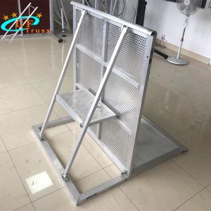 Wholesale Ensure Safety 1M*1.2M*1.2M Aluminum Finish Stage Barriers from china suppliers