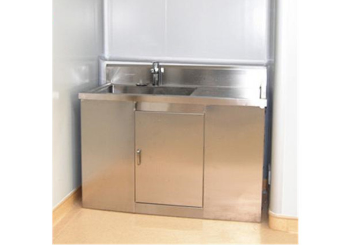 Wholesale Durable Hospital Wash Tank , Single Bowl Free Standing Washbasin Cabinet from china suppliers