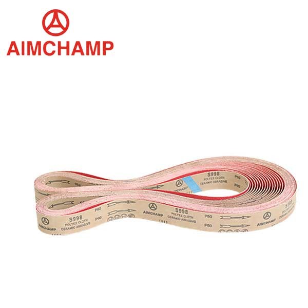 Wholesale Cool Grinding Ceramic Sanding Belts Polyester Cloth Metalworking from china suppliers