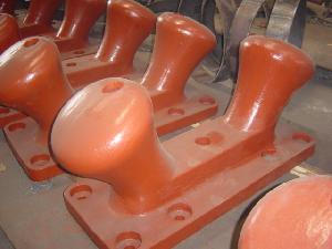 Wholesale Marine Deck Equipment Bollard Double Bitts Chcok Cleat from china suppliers