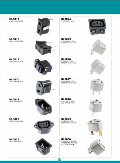 Wholesale AC Round Plug To Multi Usage Jack,AC Power Jacks from china suppliers