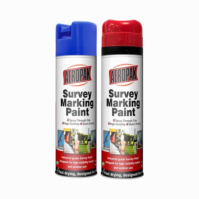 Wholesale Aeropak 500ml Survey Marking Spray Paint Metal Can Bean Green Color from china suppliers
