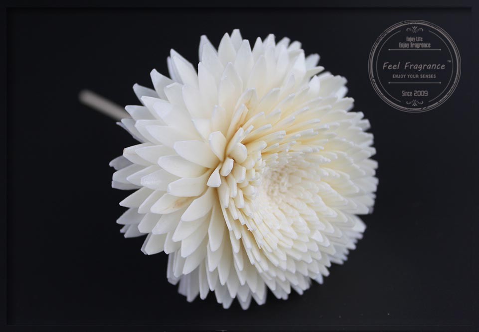 Wholesale Artificial 11cm Decorative Sola Flowers for Glass Diffuser Bottles from china suppliers