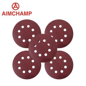 Wholesale 5 Inch 125mm Red Aluminum Oxide Abrasive Sanding Disc Red Aluminum Oxide from china suppliers