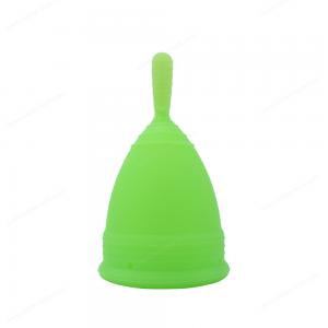 Wholesale Colorful Health Care Soft Silicone Menstrual Cup 1PC Size S L for Feminine Hygiene from china suppliers