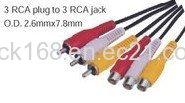 Wholesale 3rca Plug To 3rca Jack , Audio & Video Cables from china suppliers