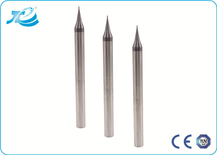 Wholesale CNC Machinery Square Solid Carbide Mini Endmills , Micro Cutting Tools from china suppliers