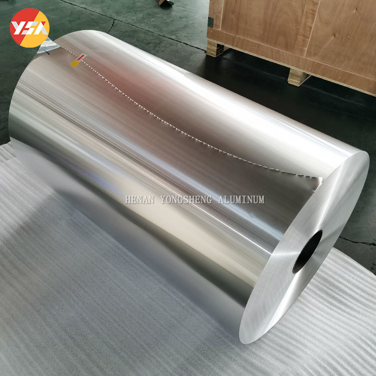 Wholesale Household Aluminum Foil 40 Microns 12 Microns Aluminum Jumbo Roll Food Packaging 8011 Aluminum Foil Roll Sheet from china suppliers