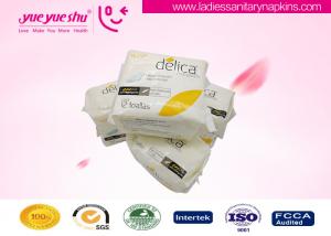 Super Absorbency Organic Cotton Sanitary Napkin 240mm Day Use With Negative Ion