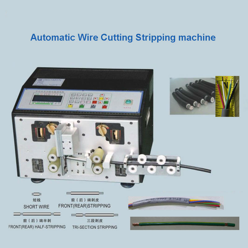 Quality Multi - Core Cable Cutting Stripping Machine  Wire Cut Strip Crimp Machine for sale